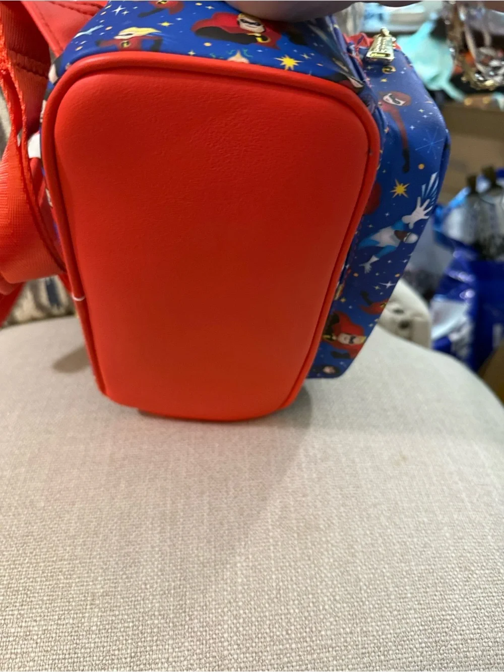 Loungefly Disney Parks Incredibles Blue and Red Kids Mini Backpack